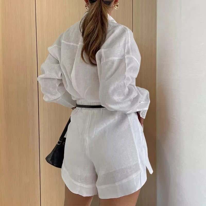 Luxury Feel Casual Two-Piece Summer Set