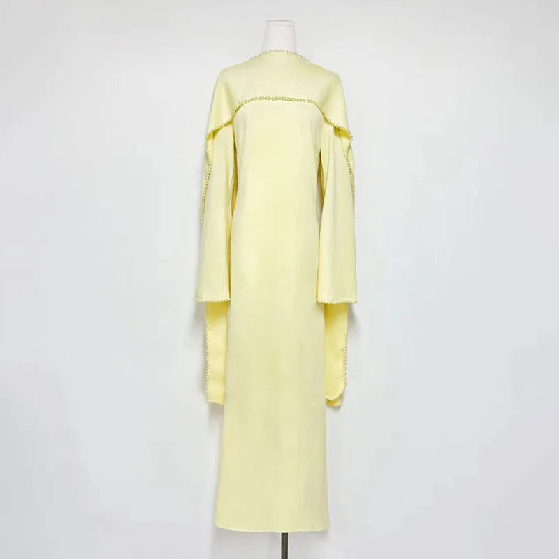 Long Sleeve Solid Maxi Abaya – Anti-Wrinkle Elegant Design