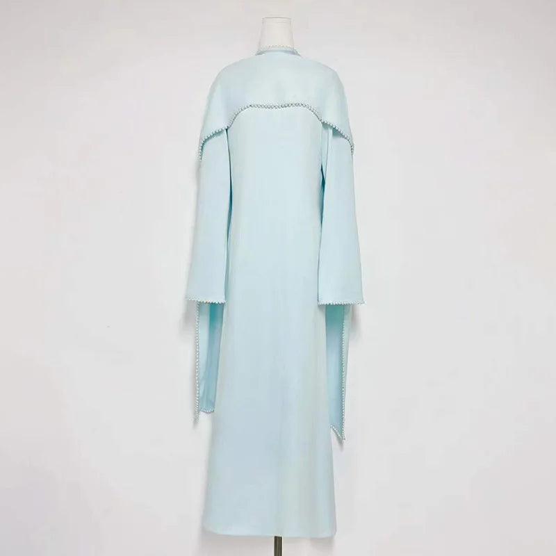 Long Sleeve Solid Maxi Abaya – Anti-Wrinkle Elegant Design