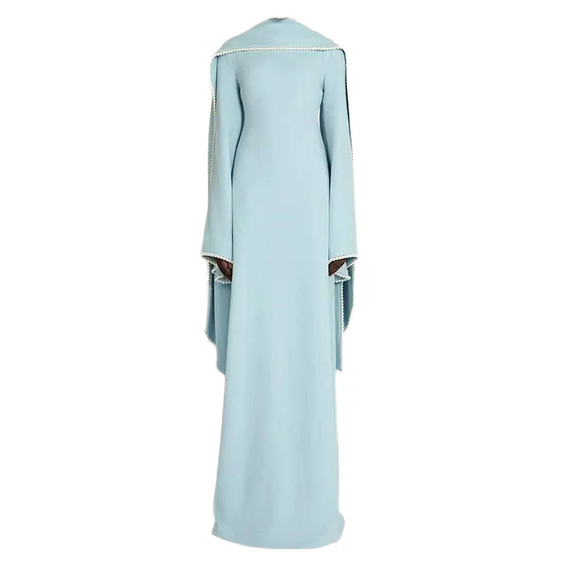 Long Sleeve Solid Maxi Abaya – Anti-Wrinkle Elegant Design