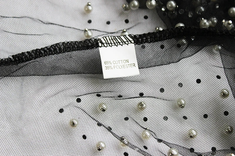 Luxe Diamond Mesh Crop Top