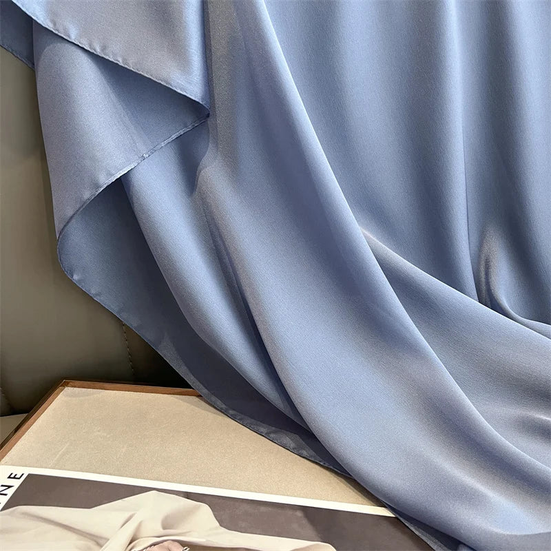 Luxe Solid Silk Scarf