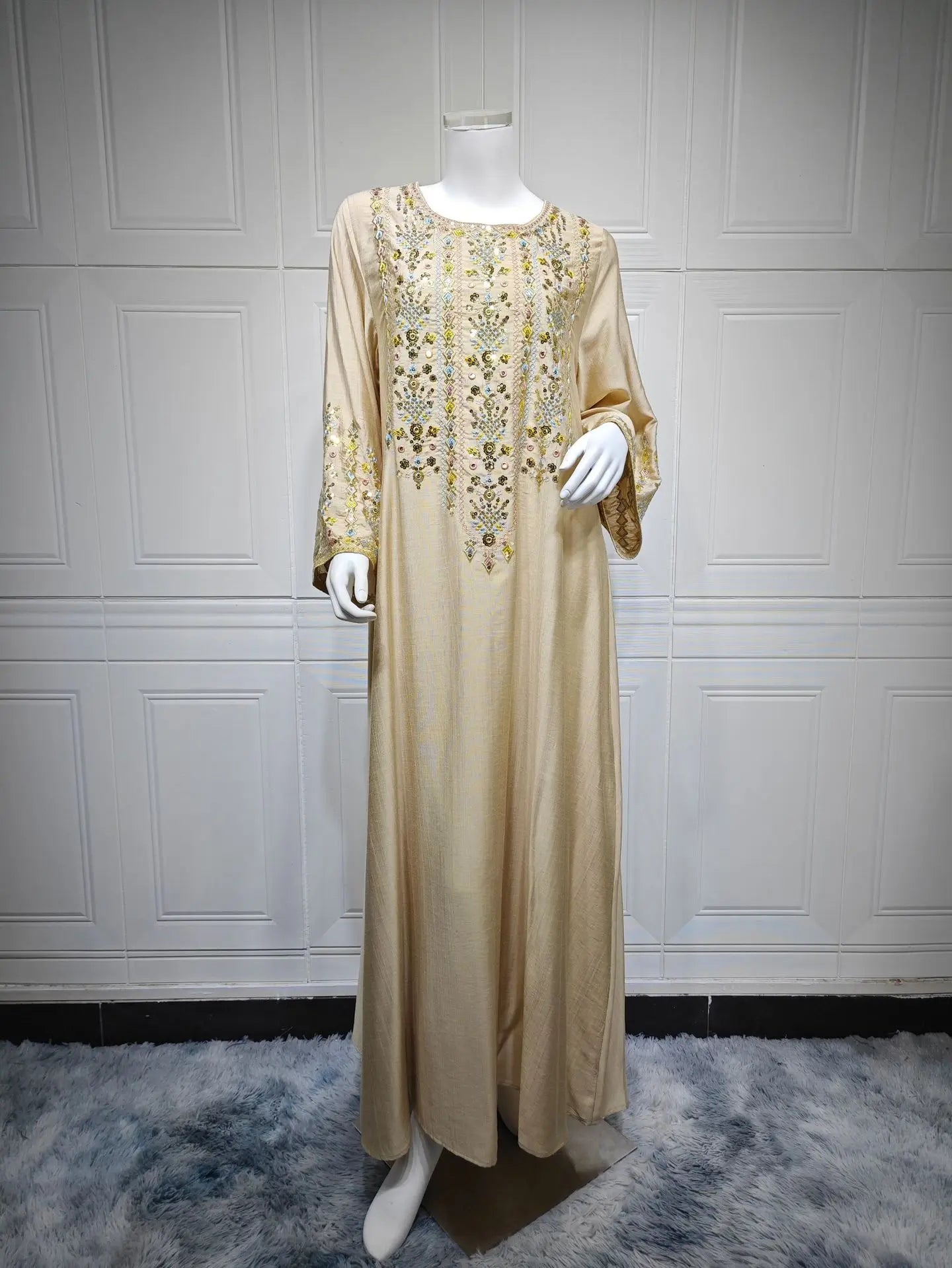 Royal Embroidered Jalabiya Gown
