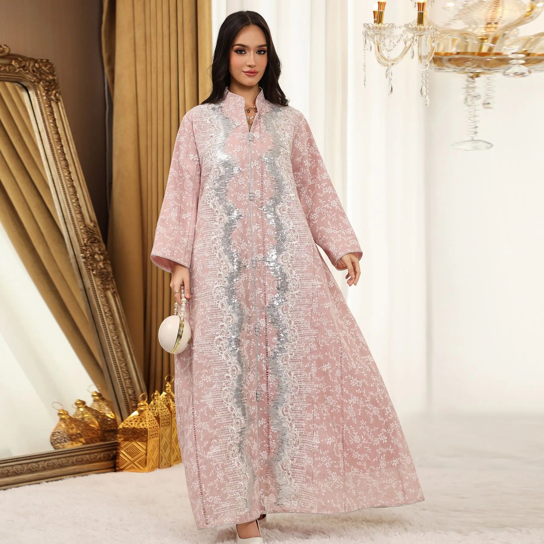 Sequin Party Abaya