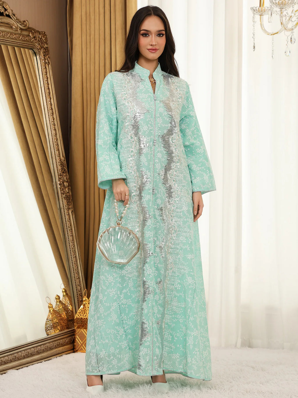 Sequin Party Abaya
