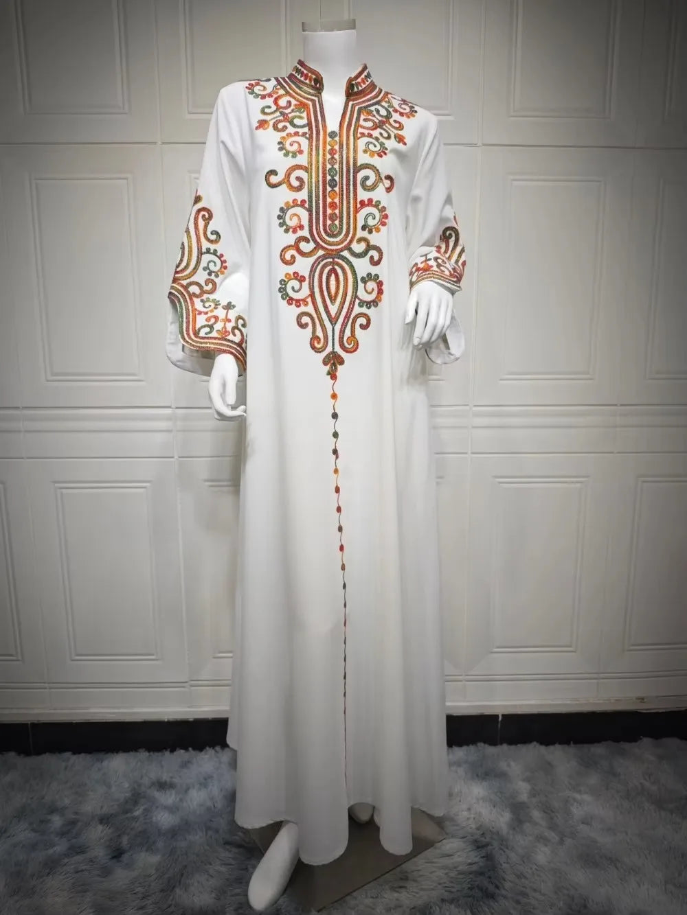 Embroidered Maxi Abaya