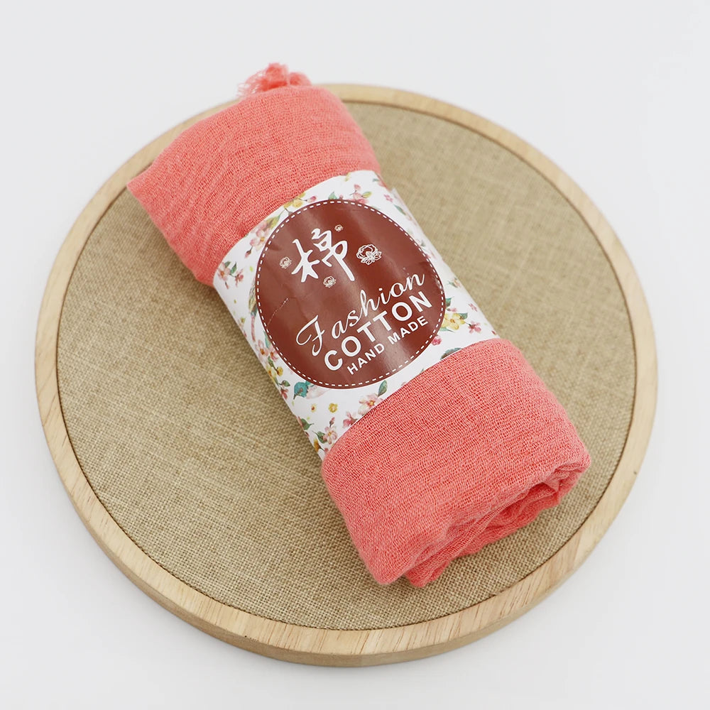 Trendora Crinkle Cotton Hijab — Luxe Square Scarf 90×90cm