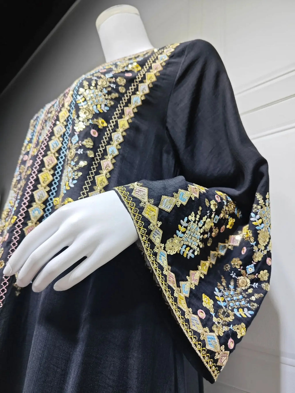 Royal Embroidered Jalabiya Gown