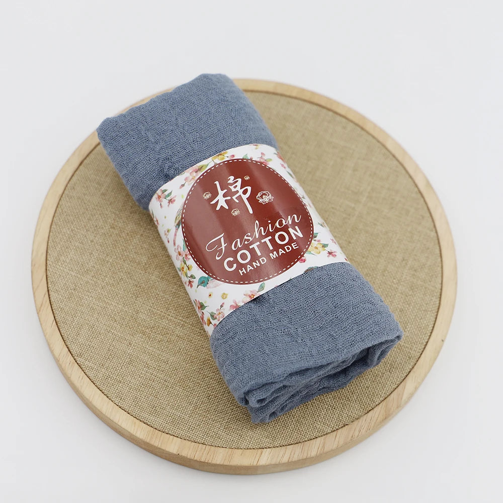Trendora Crinkle Cotton Hijab — Luxe Square Scarf 90×90cm