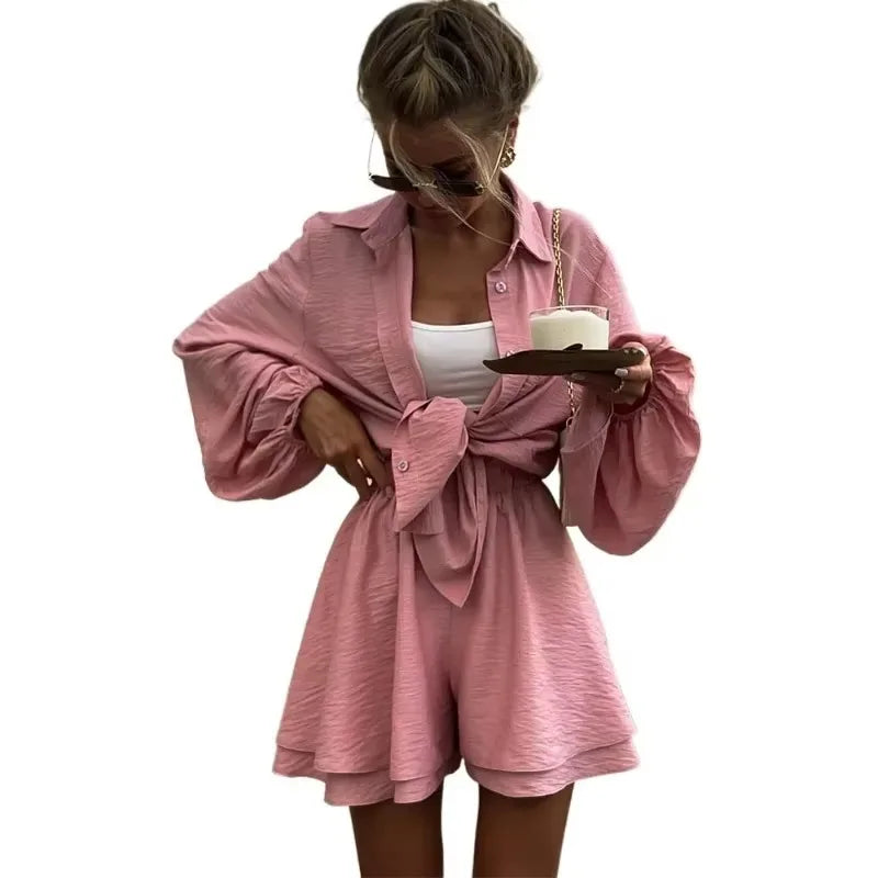 Luxury Relaxed Summer Two-Piece Set