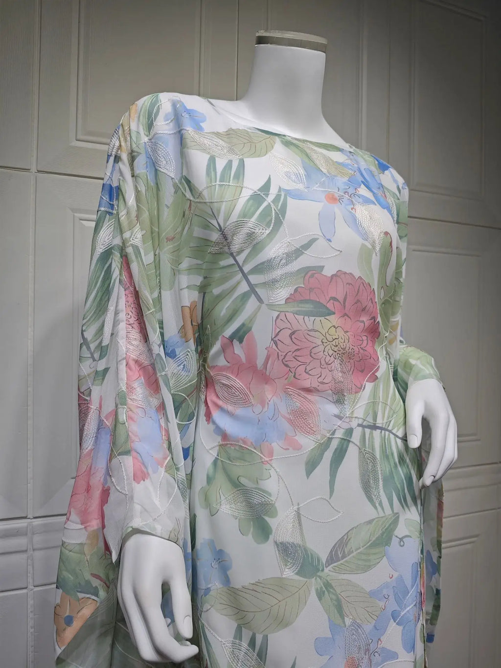 Printed Eid Abaya Kaftan