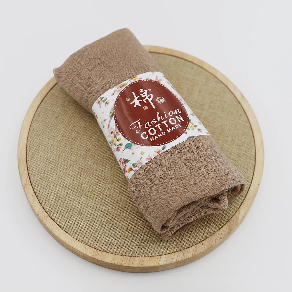 Trendora Crinkle Cotton Hijab — Luxe Square Scarf 90×90cm