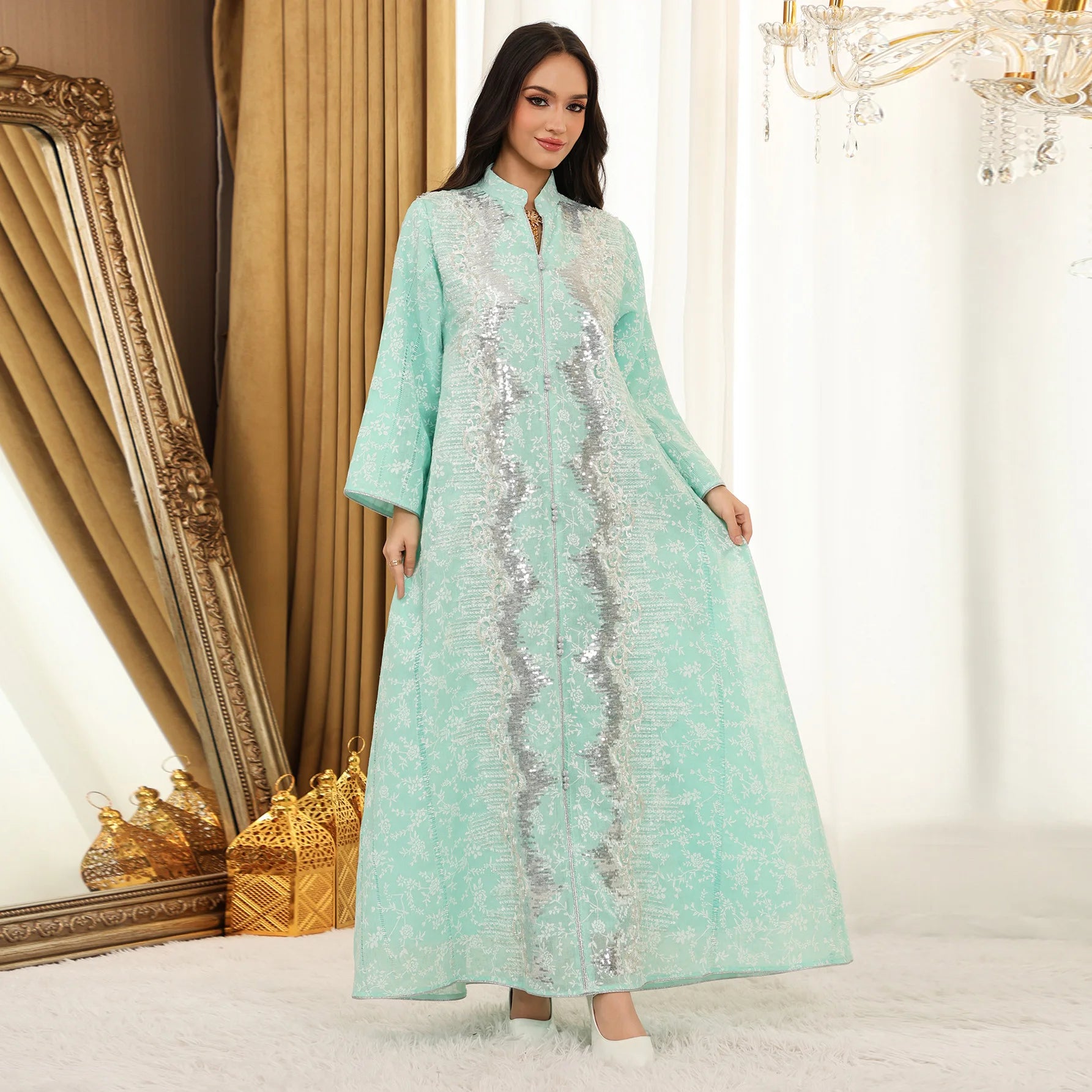 Sequin Party Abaya