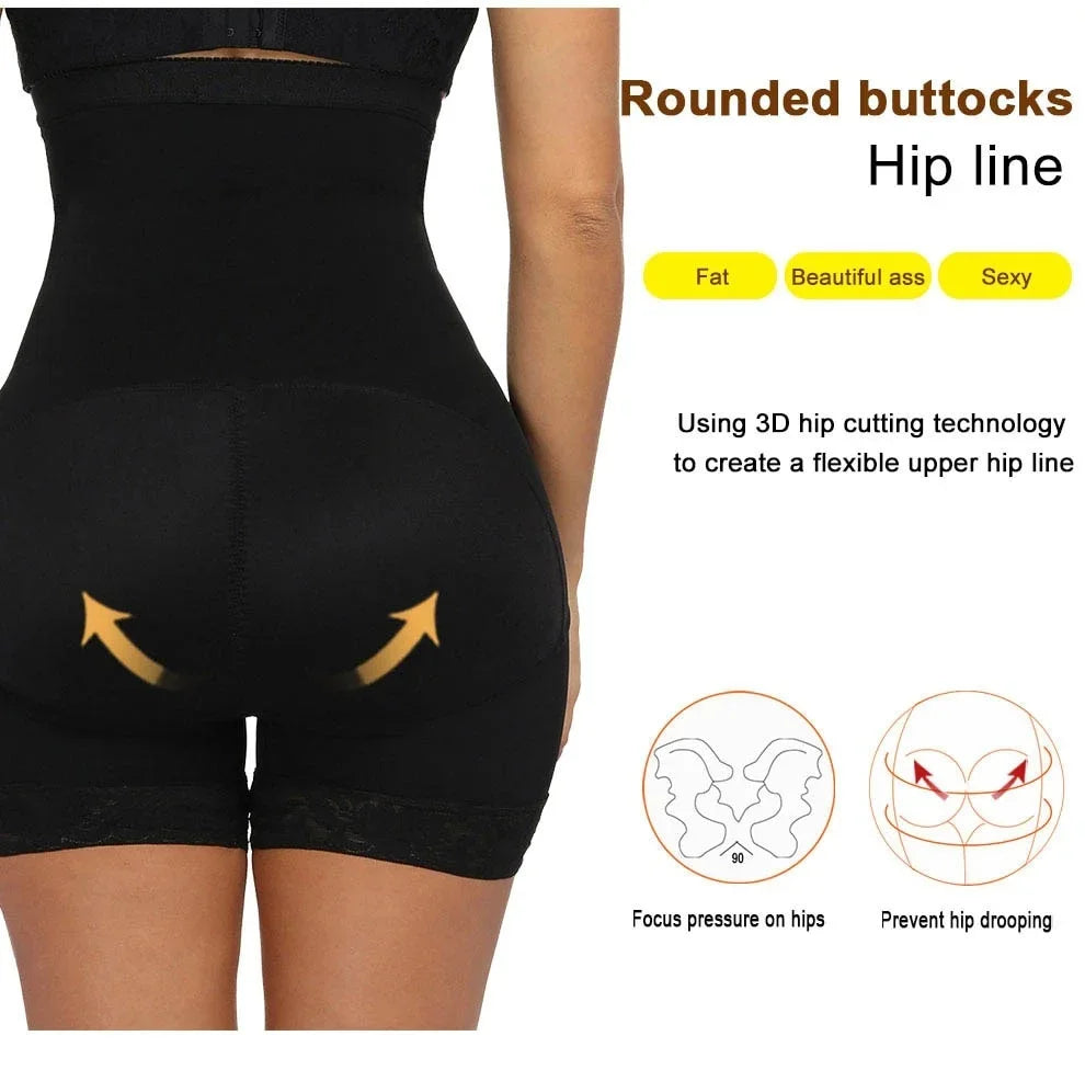 Fajas Colombianas Butt Lifter Shapewear (High Waist Tummy Control Body Shaper)