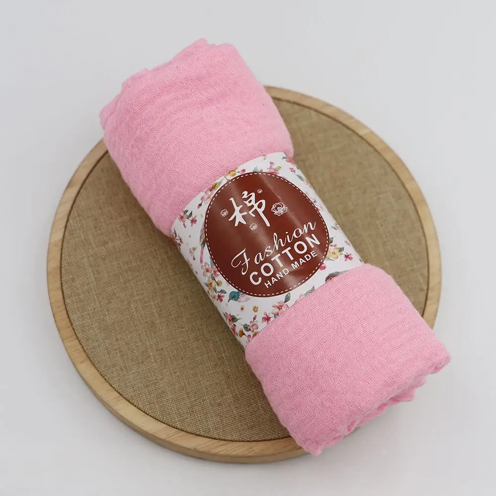 Trendora Crinkle Cotton Hijab — Luxe Square Scarf 90×90cm