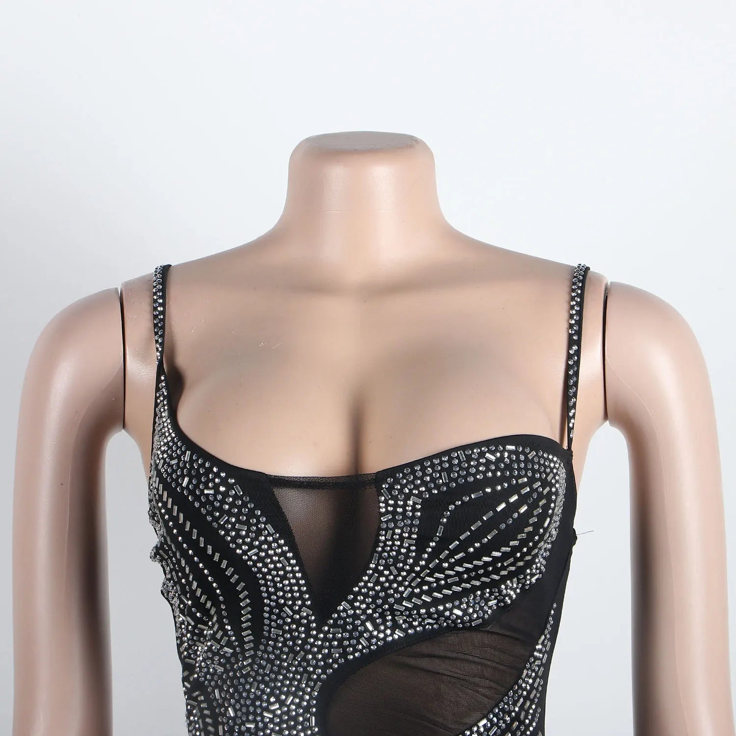 Crystal Sparkle Maxi Dress