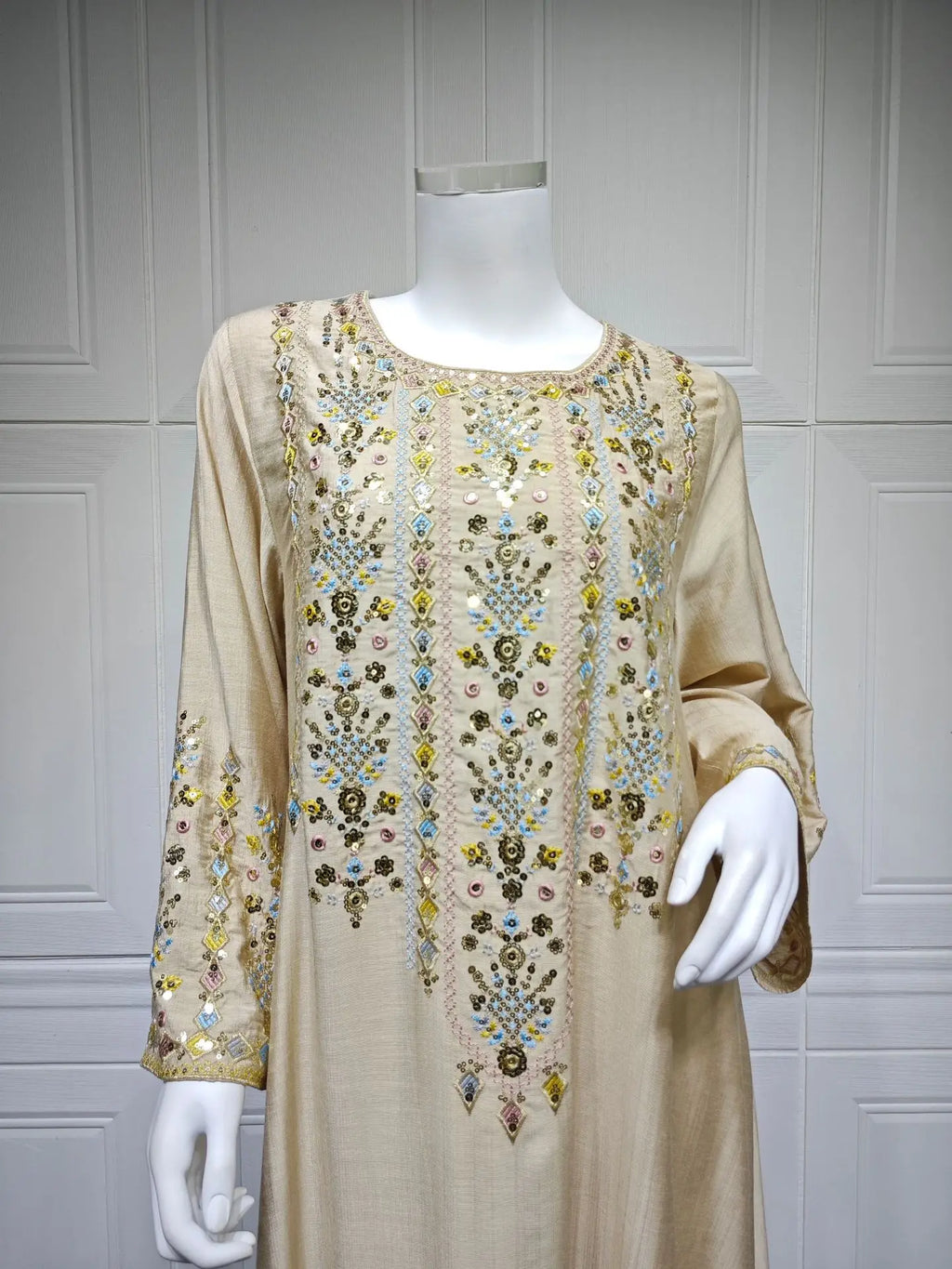 Royal Embroidered Jalabiya Gown