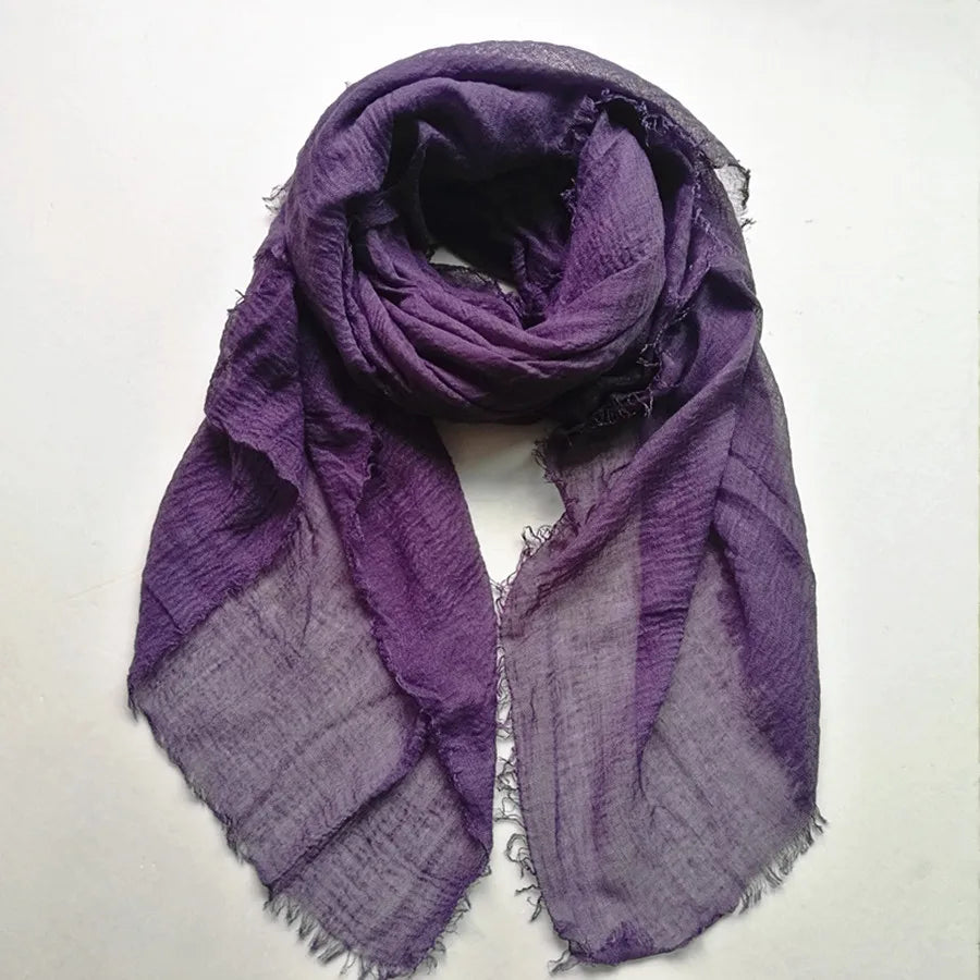 Trendora Crinkle Cotton Hijab — Luxe Square Scarf 90×90cm