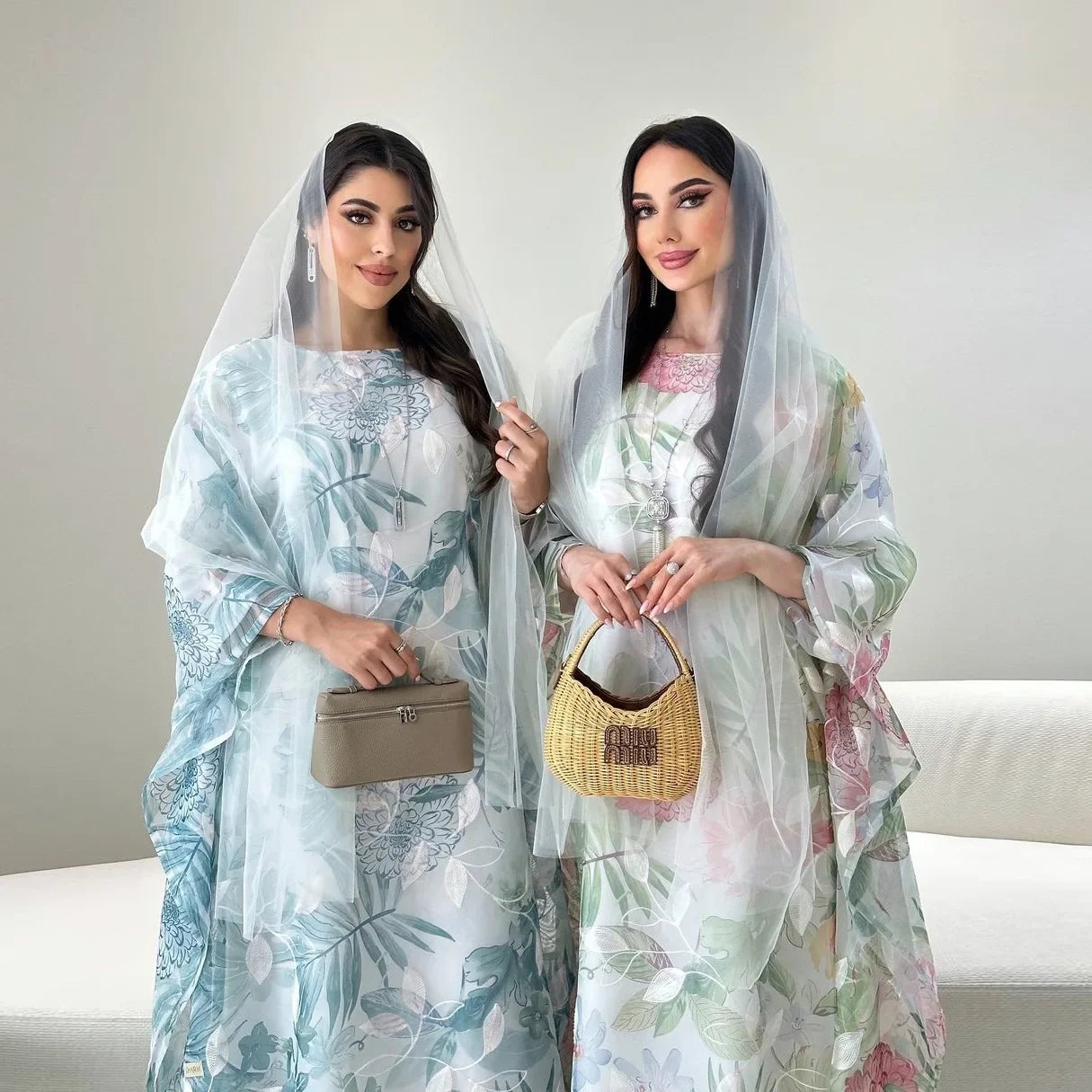 Printed Eid Abaya Kaftan