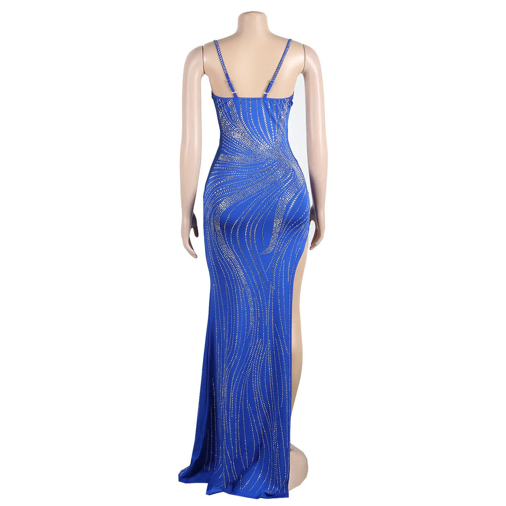 Crystal Sparkle Maxi Dress