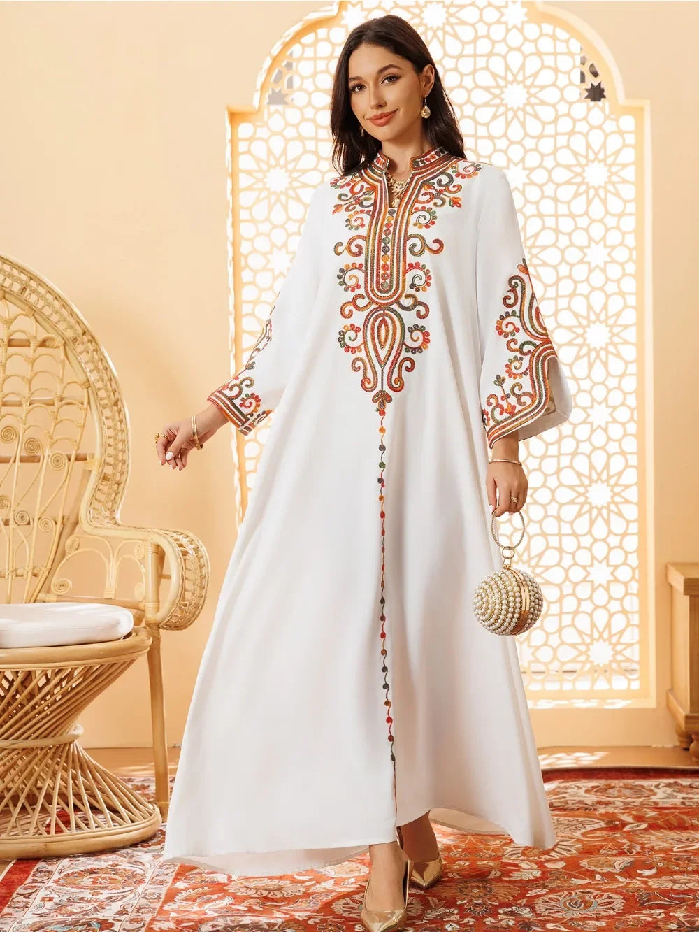 Embroidered Maxi Abaya
