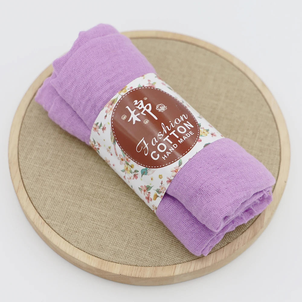 Trendora Crinkle Cotton Hijab — Luxe Square Scarf 90×90cm
