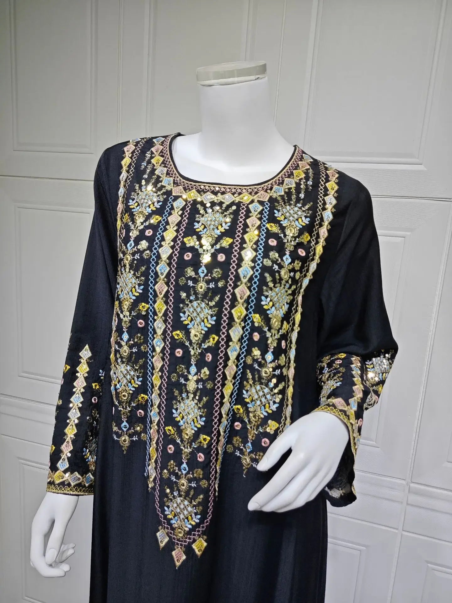 Royal Embroidered Jalabiya Gown
