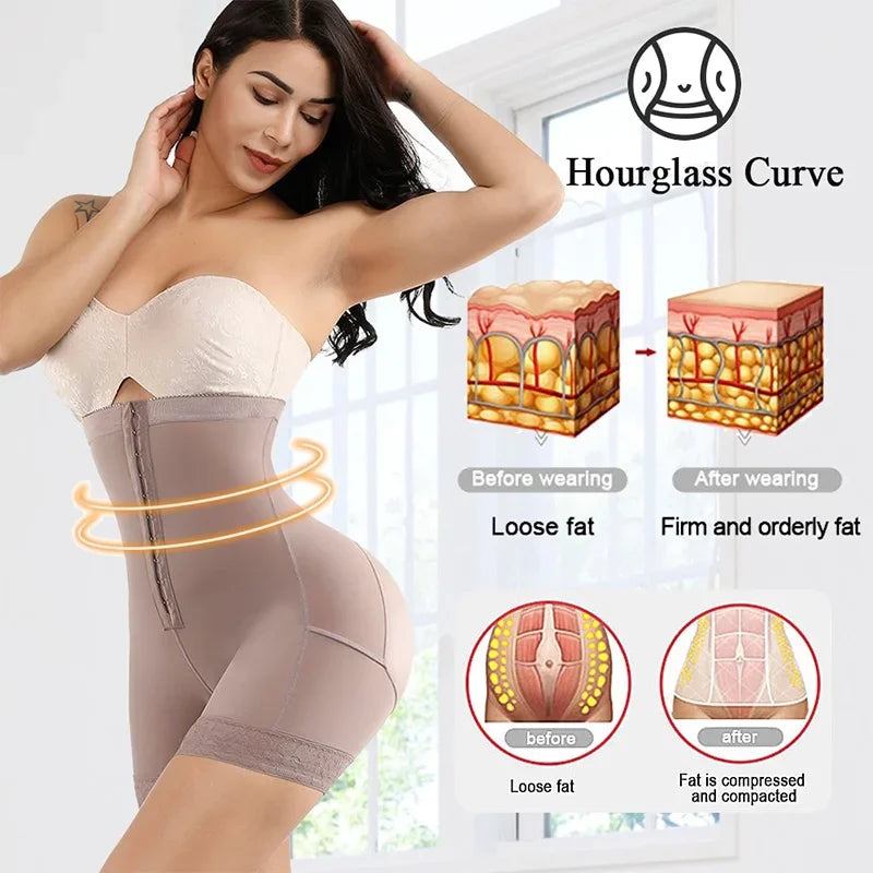 Fajas Colombianas Butt Lifter Shapewear (High Waist Tummy Control Body Shaper)