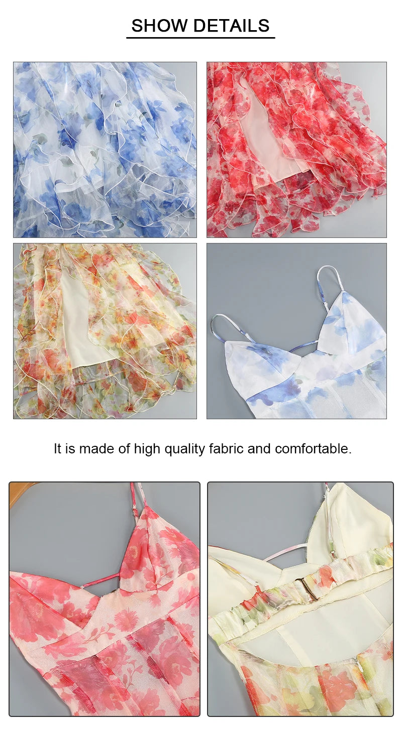 Floral Breeze Maxi Summer Blossom Dress