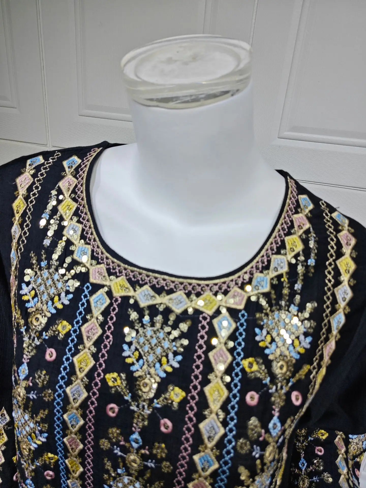 Royal Embroidered Jalabiya Gown
