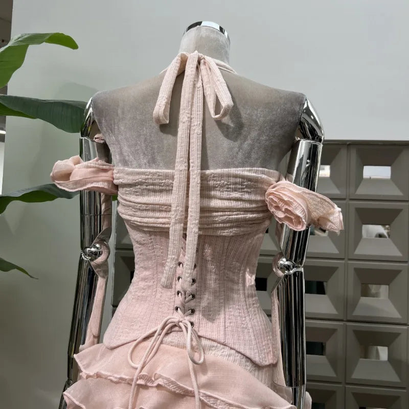 Luxe Mini Dress Modern Tassel Party Dress