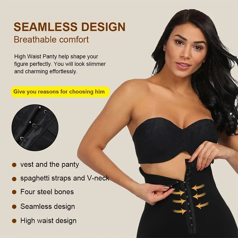 Fajas Colombianas Butt Lifter Shapewear (High Waist Tummy Control Body Shaper)