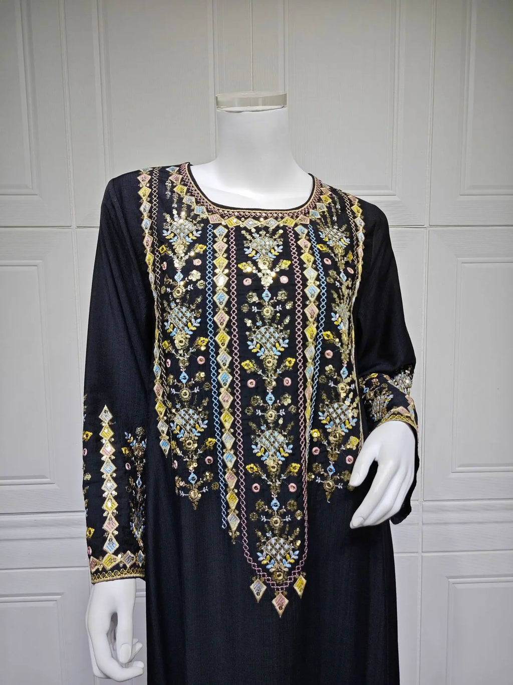 Royal Embroidered Jalabiya Gown