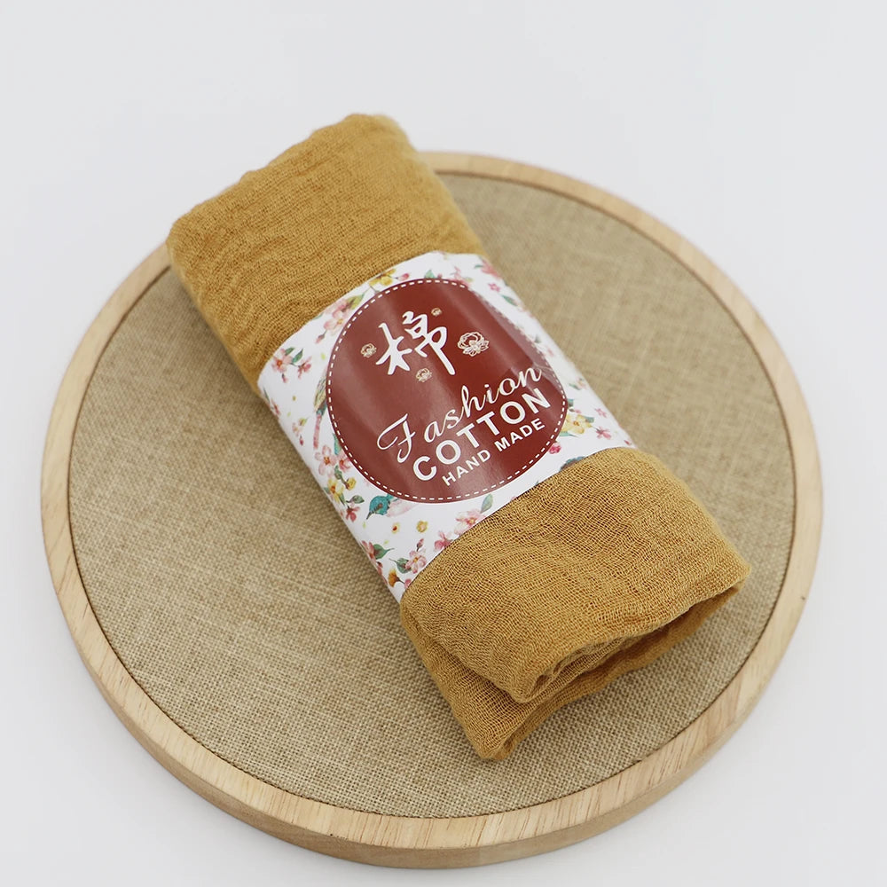 Trendora Crinkle Cotton Hijab — Luxe Square Scarf 90×90cm