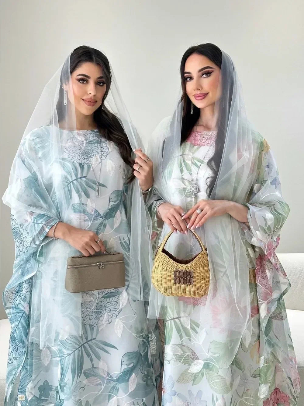 Printed Eid Abaya Kaftan
