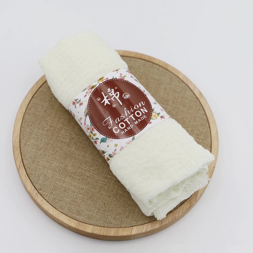 Trendora Crinkle Cotton Hijab — Luxe Square Scarf 90×90cm