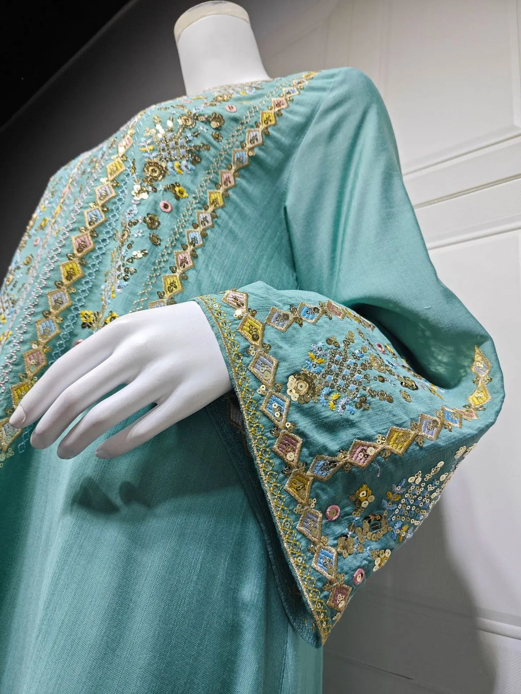 Royal Embroidered Jalabiya Gown
