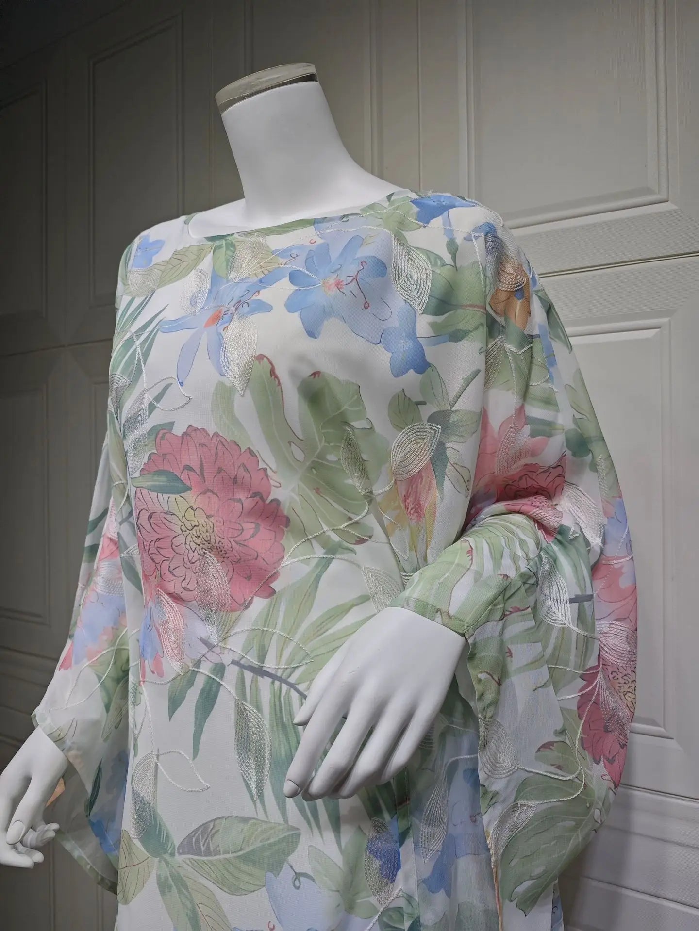 Printed Eid Abaya Kaftan