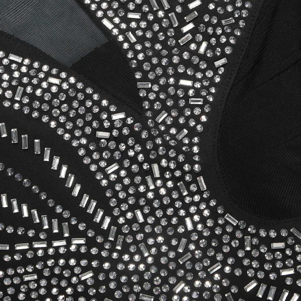 Crystal Sparkle Maxi Dress