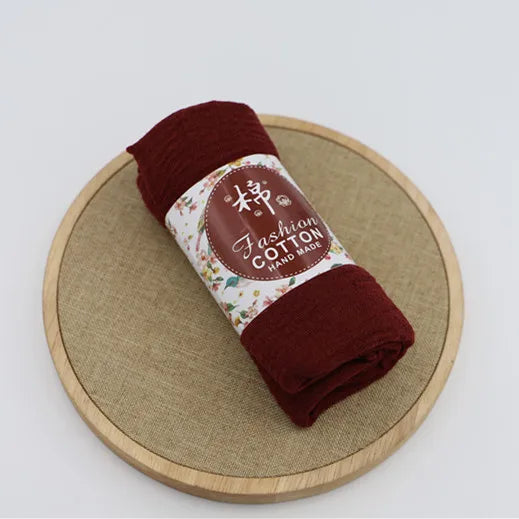 Trendora Crinkle Cotton Hijab — Luxe Square Scarf 90×90cm