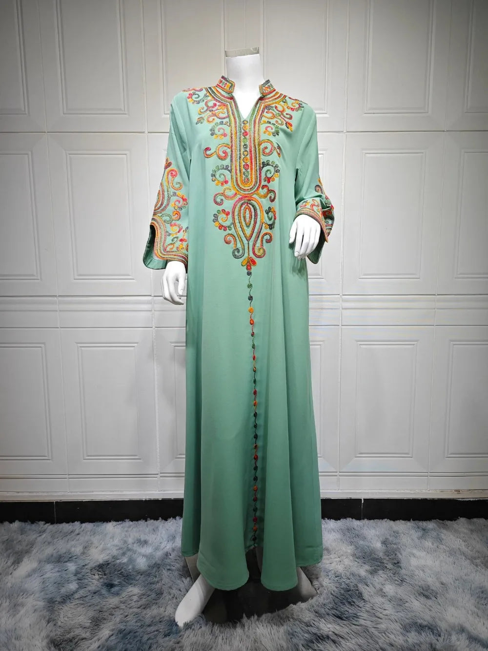 Embroidered Maxi Abaya