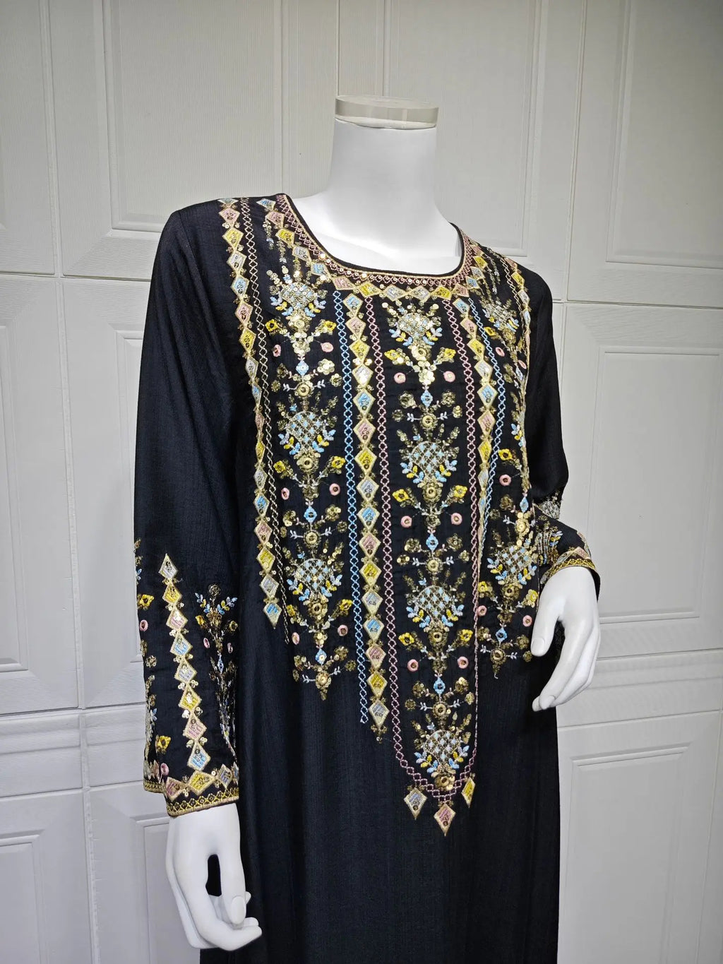 Royal Embroidered Jalabiya Gown