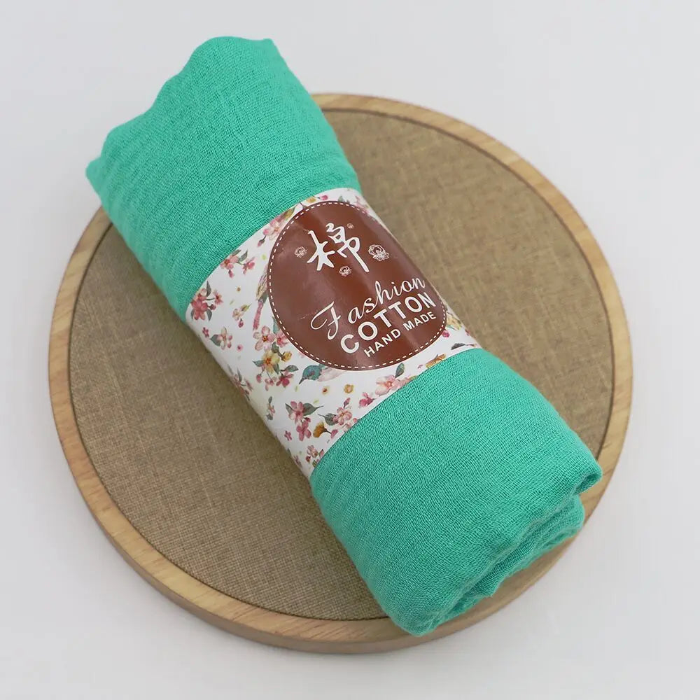 Trendora Crinkle Cotton Hijab — Luxe Square Scarf 90×90cm