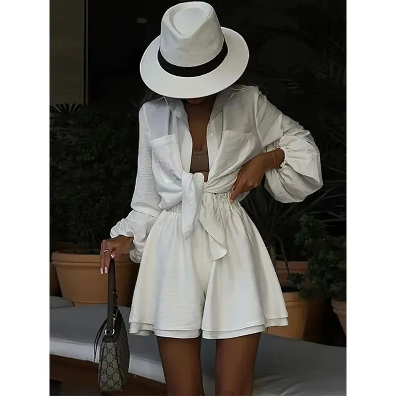 Luxury Relaxed Summer Two-Piece Set