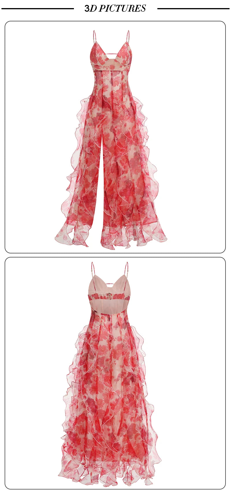 Floral Breeze Maxi Summer Blossom Dress