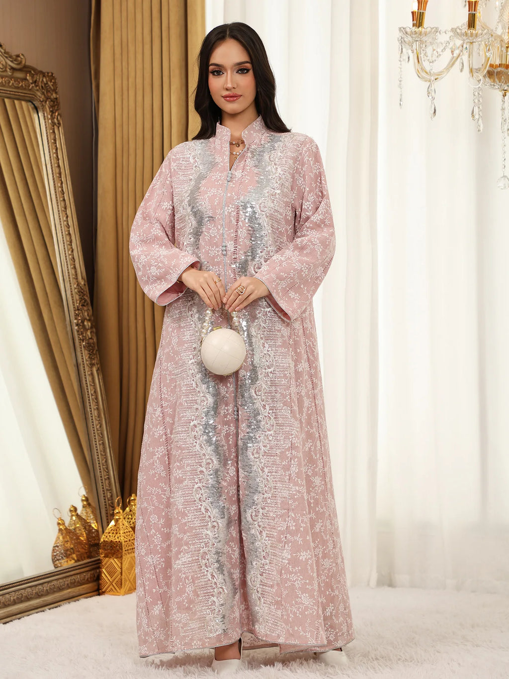 Sequin Party Abaya