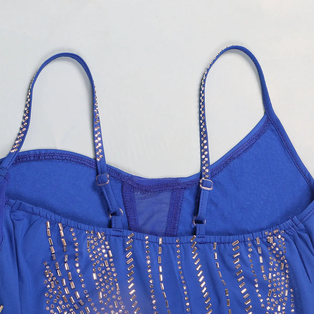 Crystal Sparkle Maxi Dress