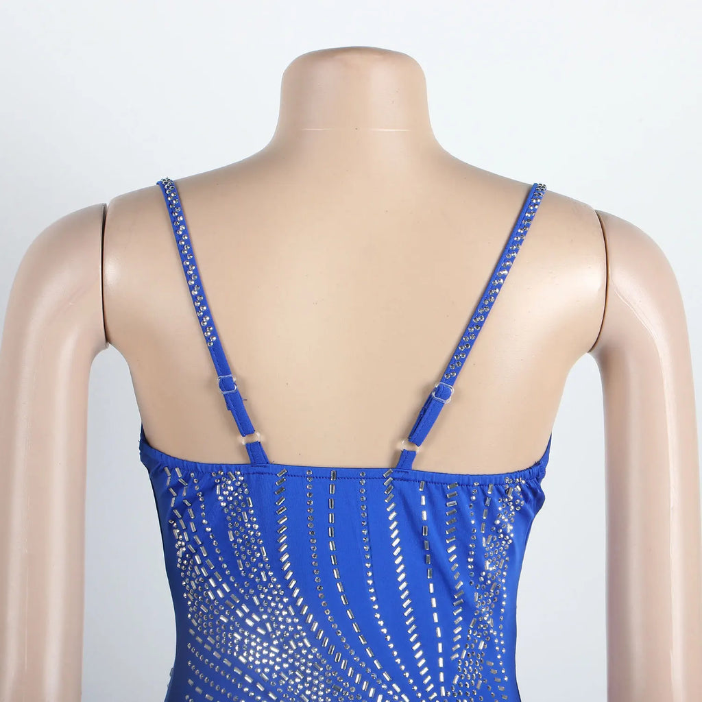 Crystal Sparkle Maxi Dress