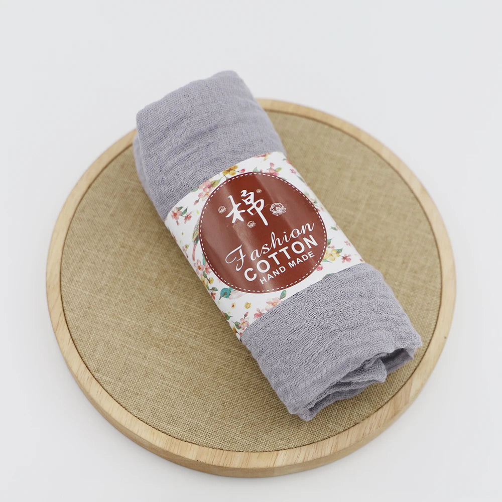Trendora Crinkle Cotton Hijab — Luxe Square Scarf 90×90cm