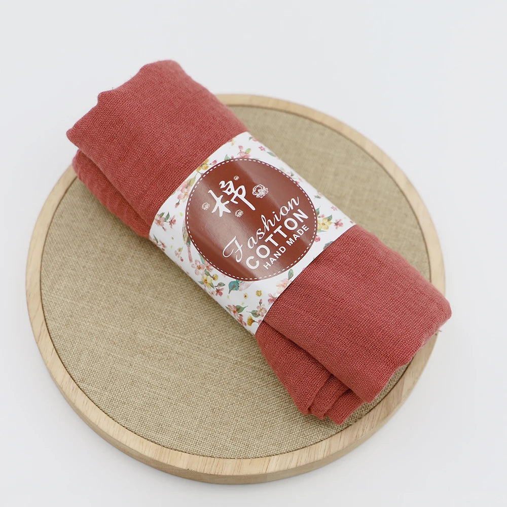 Trendora Crinkle Cotton Hijab — Luxe Square Scarf 90×90cm